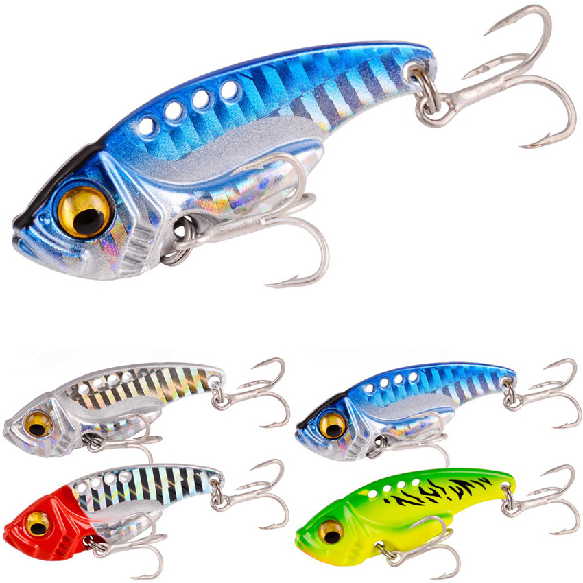 Fishing Lure Spinnerbait - 6 Pc/lot 7/10/15/20G Logam Keras Vib