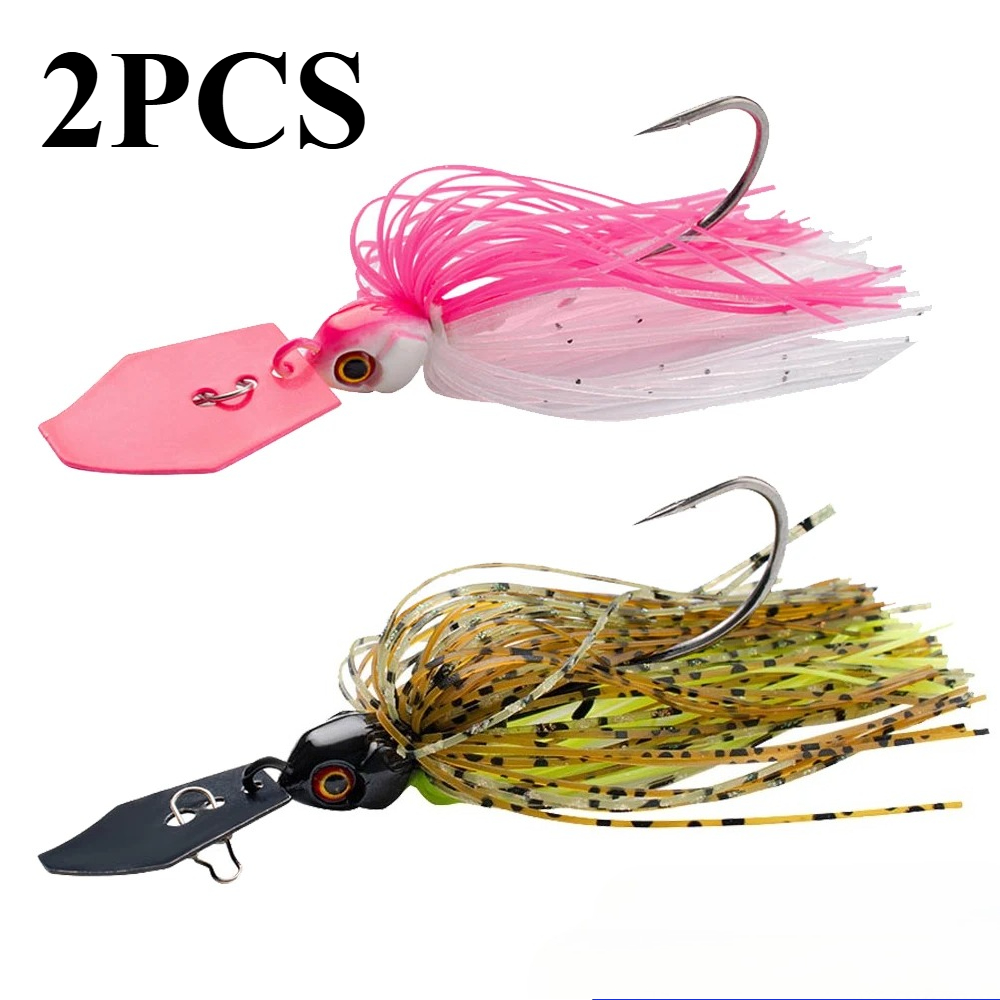 Fishing Lure Blade Bait - 2Pcs Spinner Bait 7g/9g/12g/14g/21g Kit Umpan
