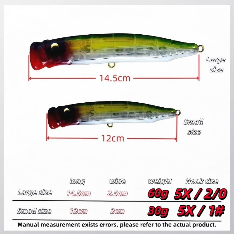 Umpan Pancing Popper Permukaan - Fishing Lure Buzzbait ulasan dan harga