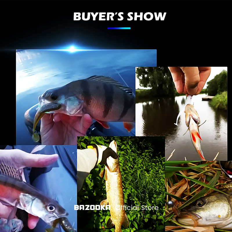 Bazooka umpan pancing 100mm 15 - Fishing Lure Soft Plastic ulasan dan harga